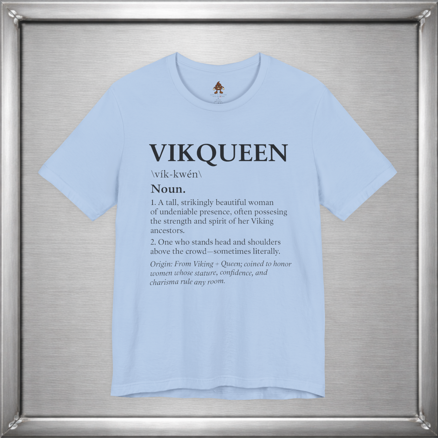 Vikqueen Definition Shirt – Viking Queen Typography Tee for Strong, Confident Women
