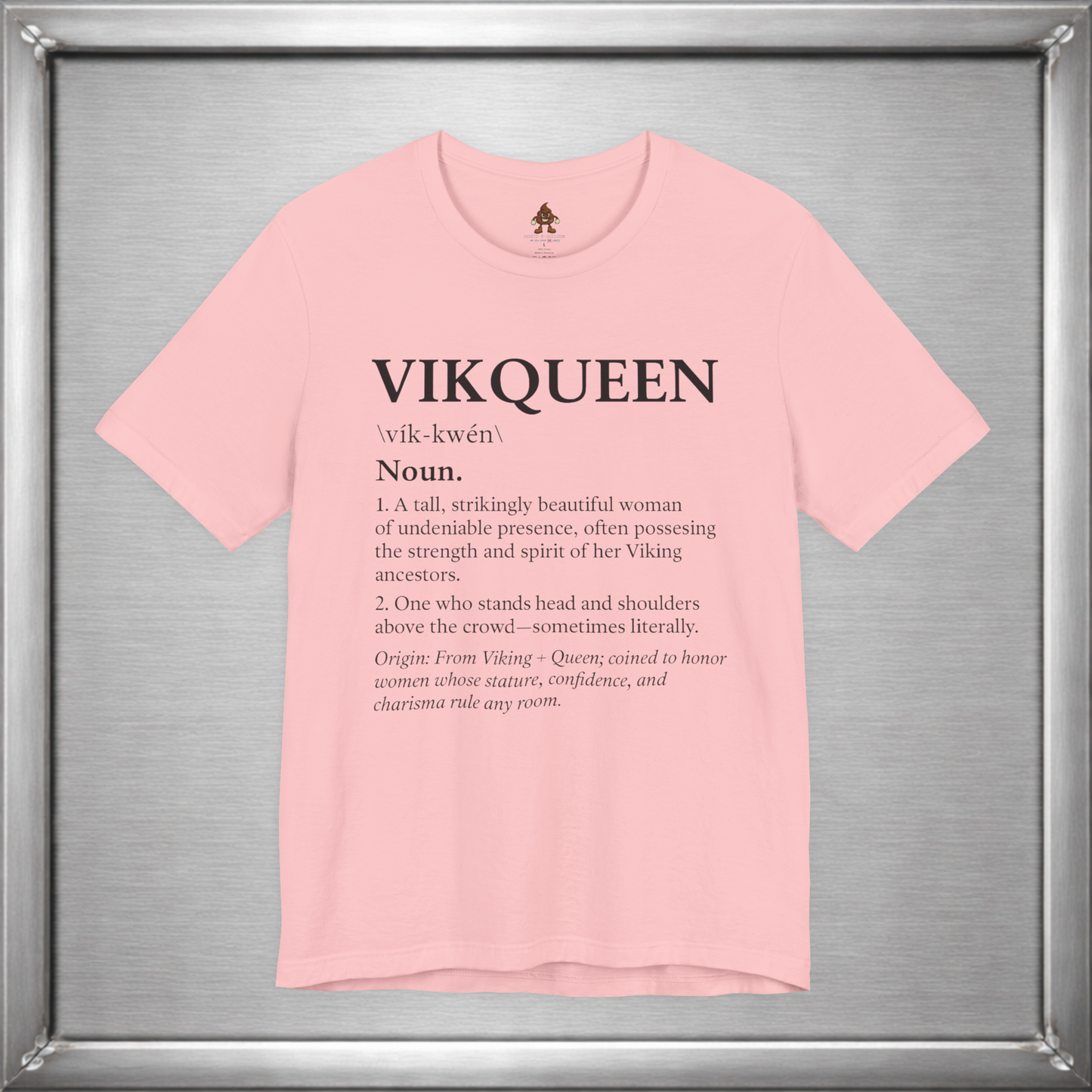 Vikqueen Definition Shirt – Viking Queen Typography Tee for Strong, Confident Women