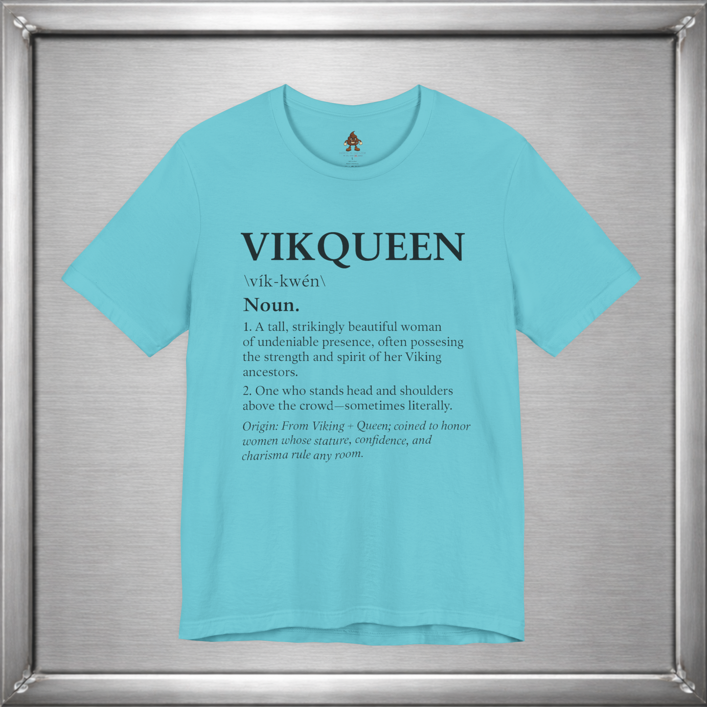 Vikqueen Definition Shirt – Viking Queen Typography Tee for Strong, Confident Women