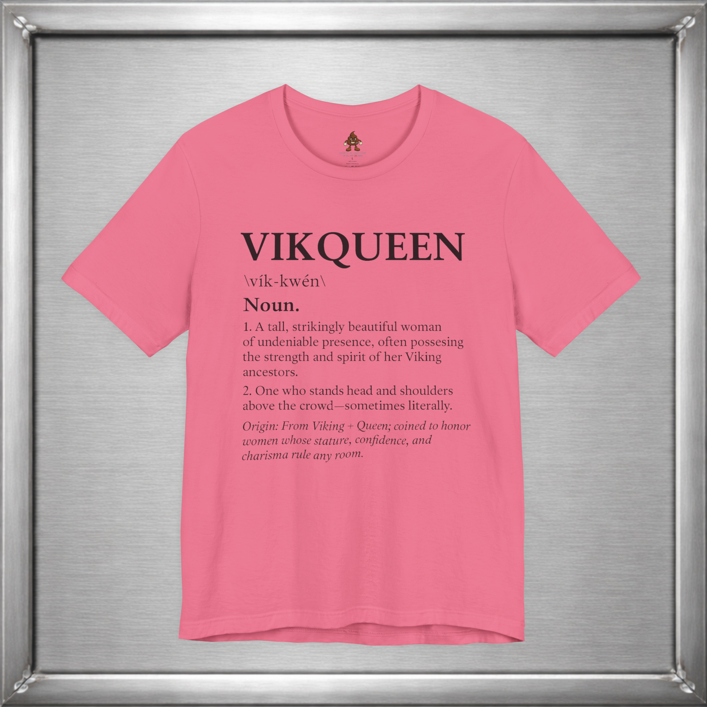 Vikqueen Definition Shirt – Viking Queen Typography Tee for Strong, Confident Women