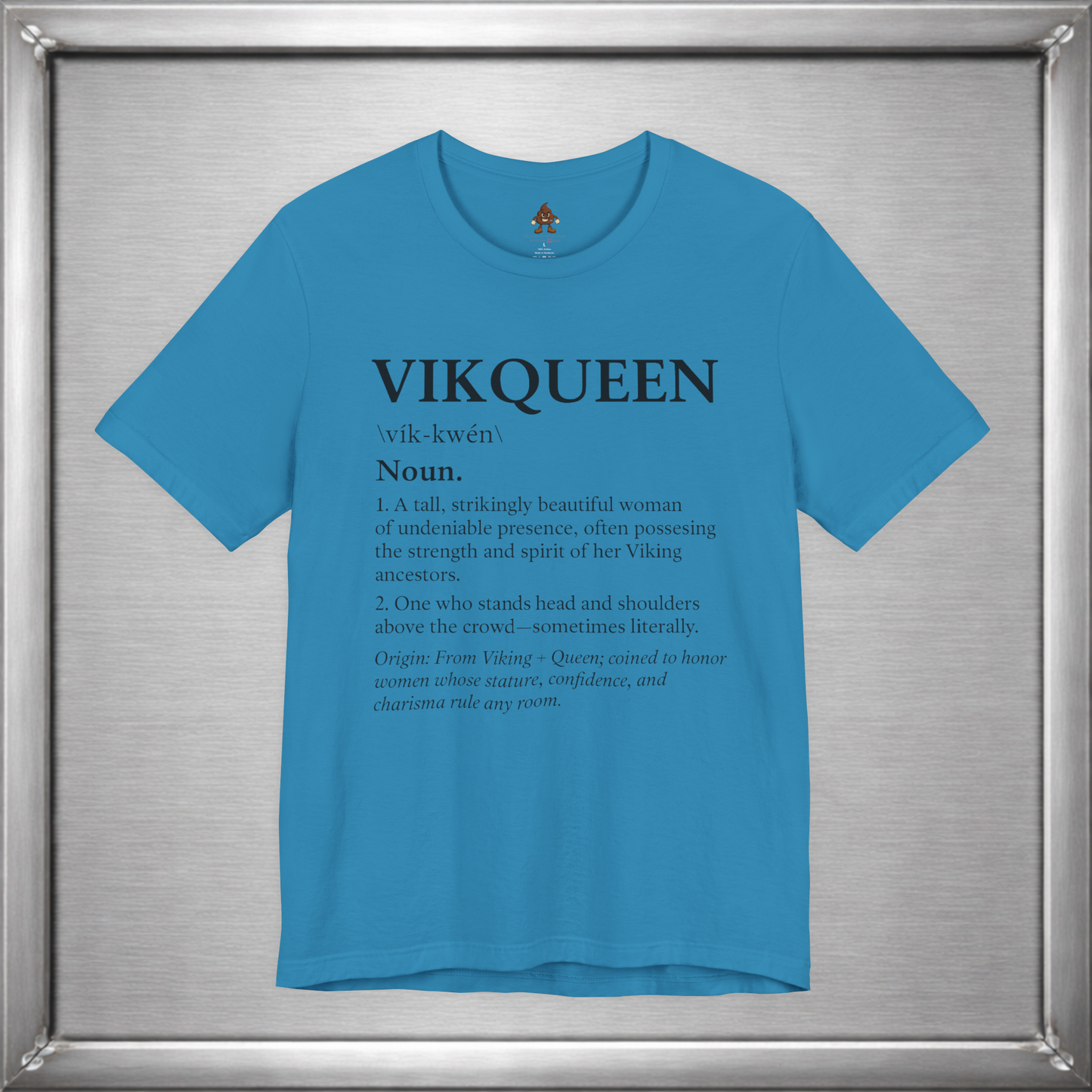 Vikqueen Definition Shirt – Viking Queen Typography Tee for Strong, Confident Women