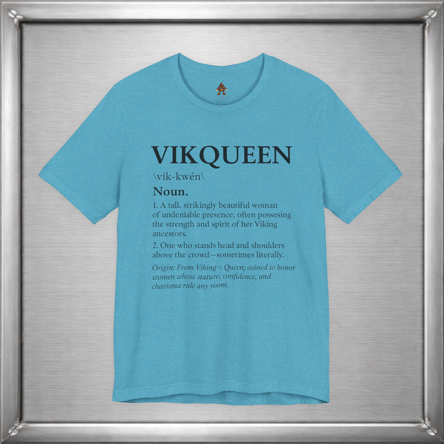 Vikqueen Definition Shirt – Viking Queen Typography Tee for Strong, Confident Women