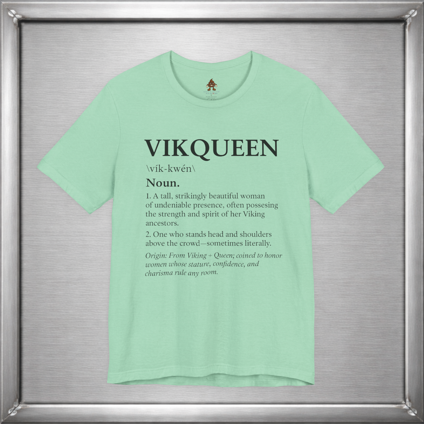 Vikqueen Definition Shirt – Viking Queen Typography Tee for Strong, Confident Women