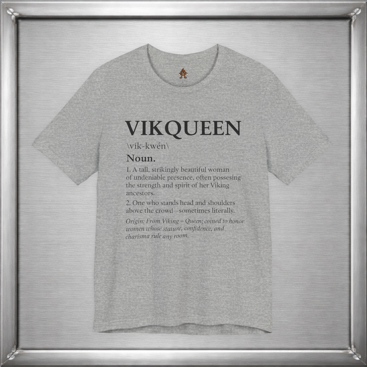 Vikqueen Definition Shirt – Viking Queen Typography Tee for Strong, Confident Women
