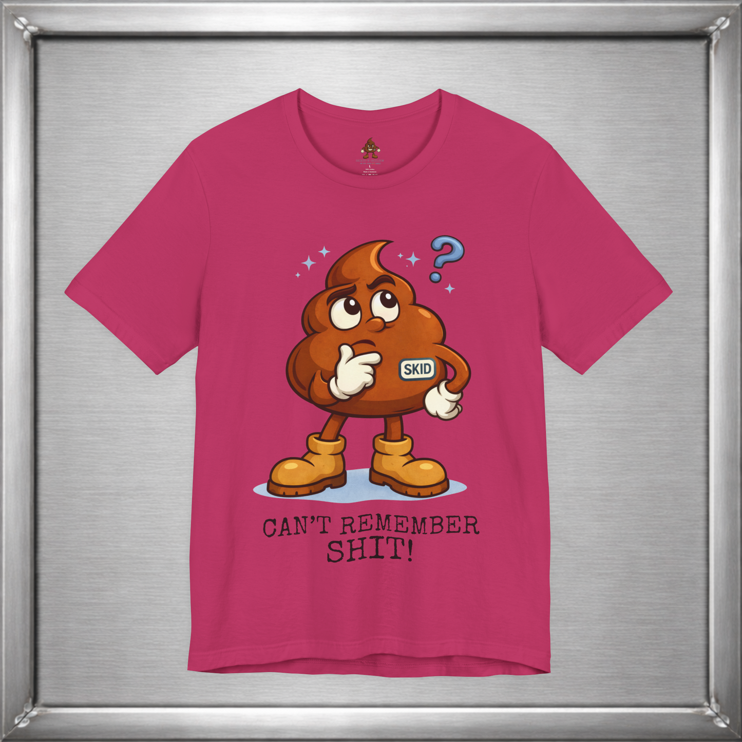 Skid Forgetful Thinking T-Shirt | Funny Memory Humor Graphic Tee