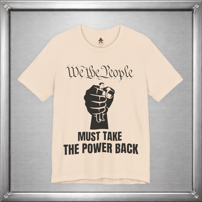 We The People Must Take The Power Back – Black Ink Edition