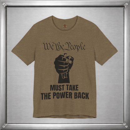 We The People Must Take The Power Back – Black Ink Edition