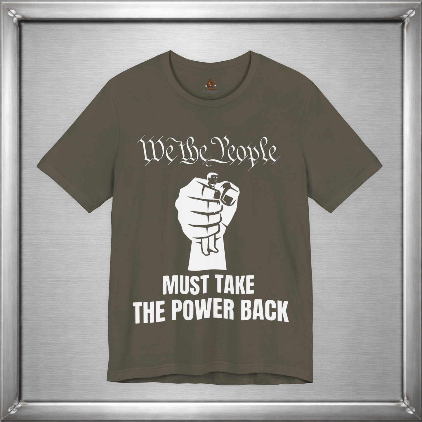 We The People Must Take The Power Back – Off-White Ink Edition