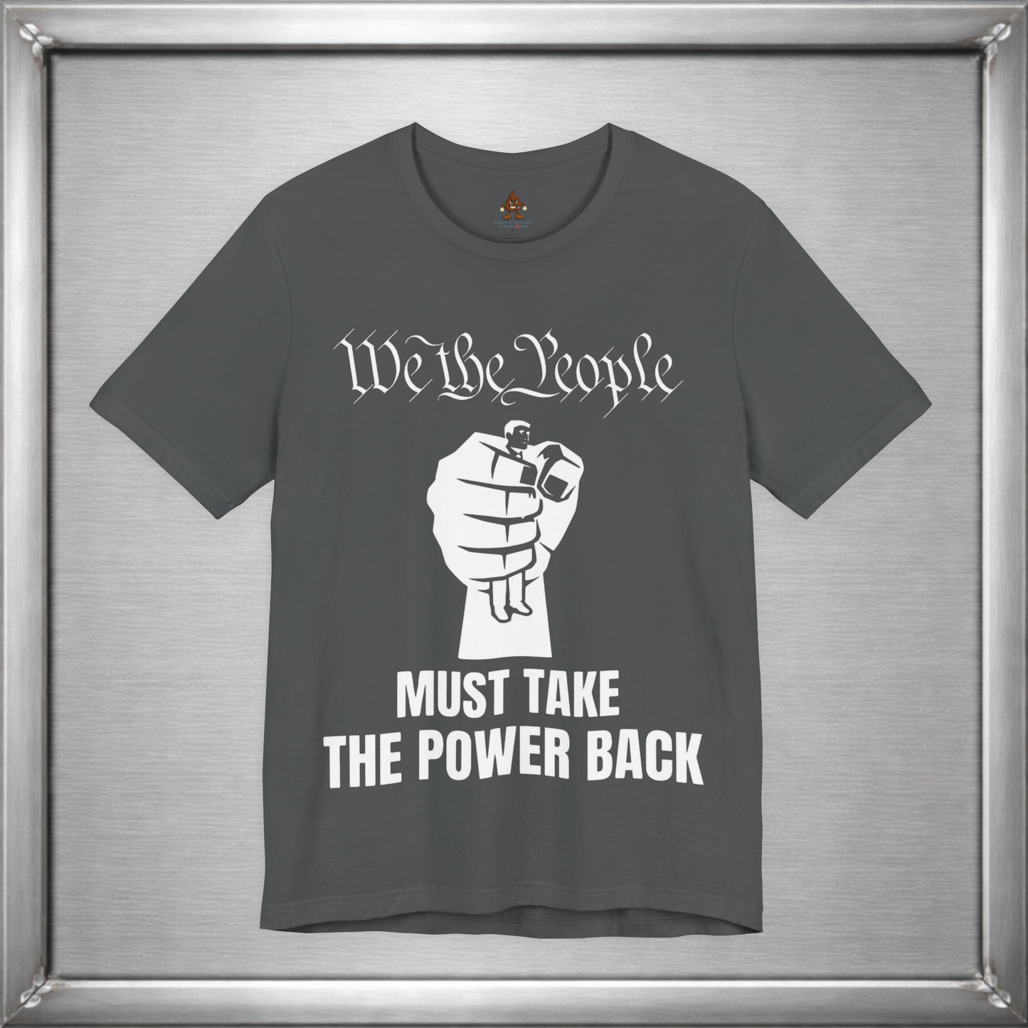 We The People Must Take The Power Back – Off-White Ink Edition