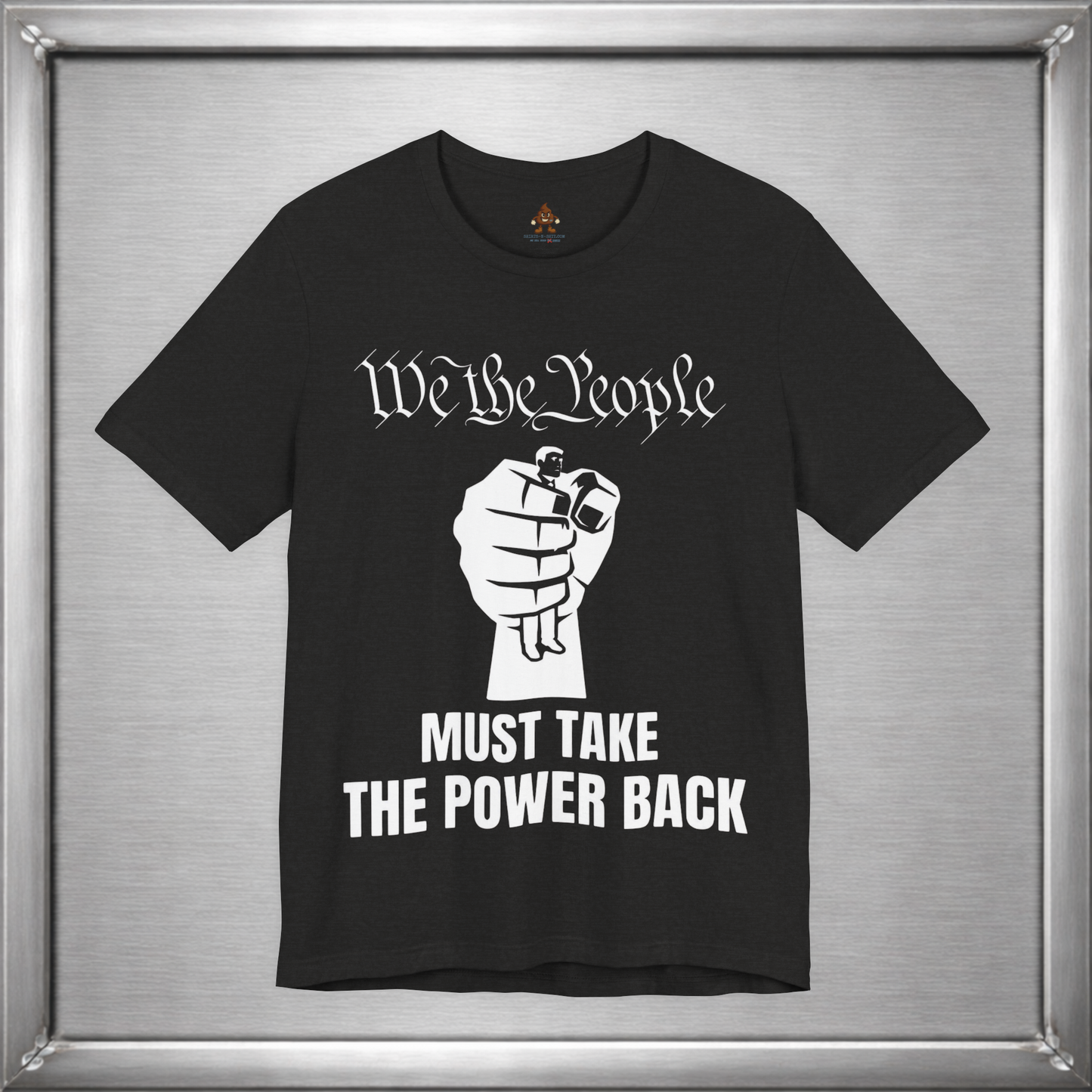 We The People Must Take The Power Back – Off-White Ink Edition