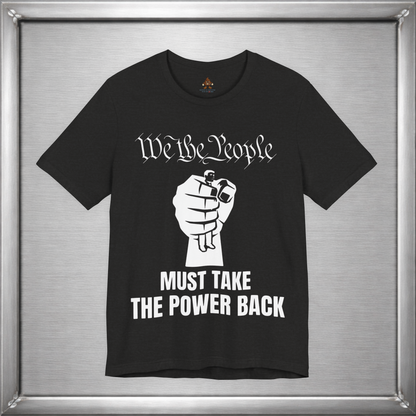 We The People Must Take The Power Back – Off-White Ink Edition