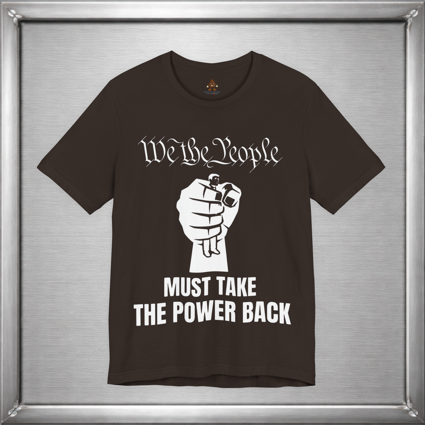We The People Must Take The Power Back – Off-White Ink Edition