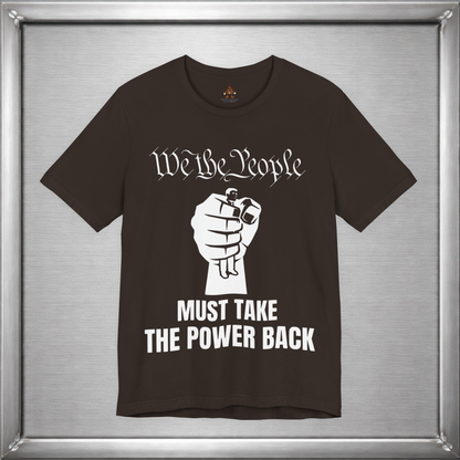 We The People Must Take The Power Back – Off-White Ink Edition