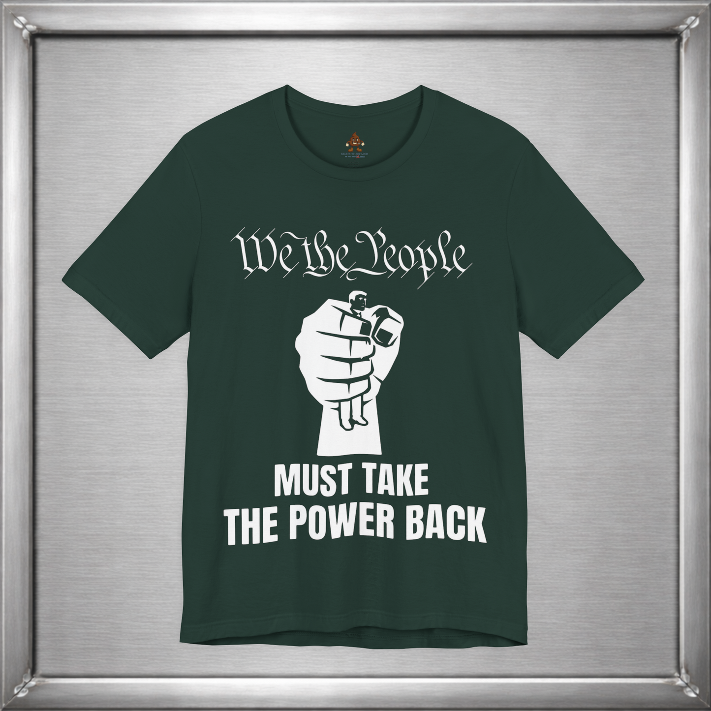 We The People Must Take The Power Back – Off-White Ink Edition