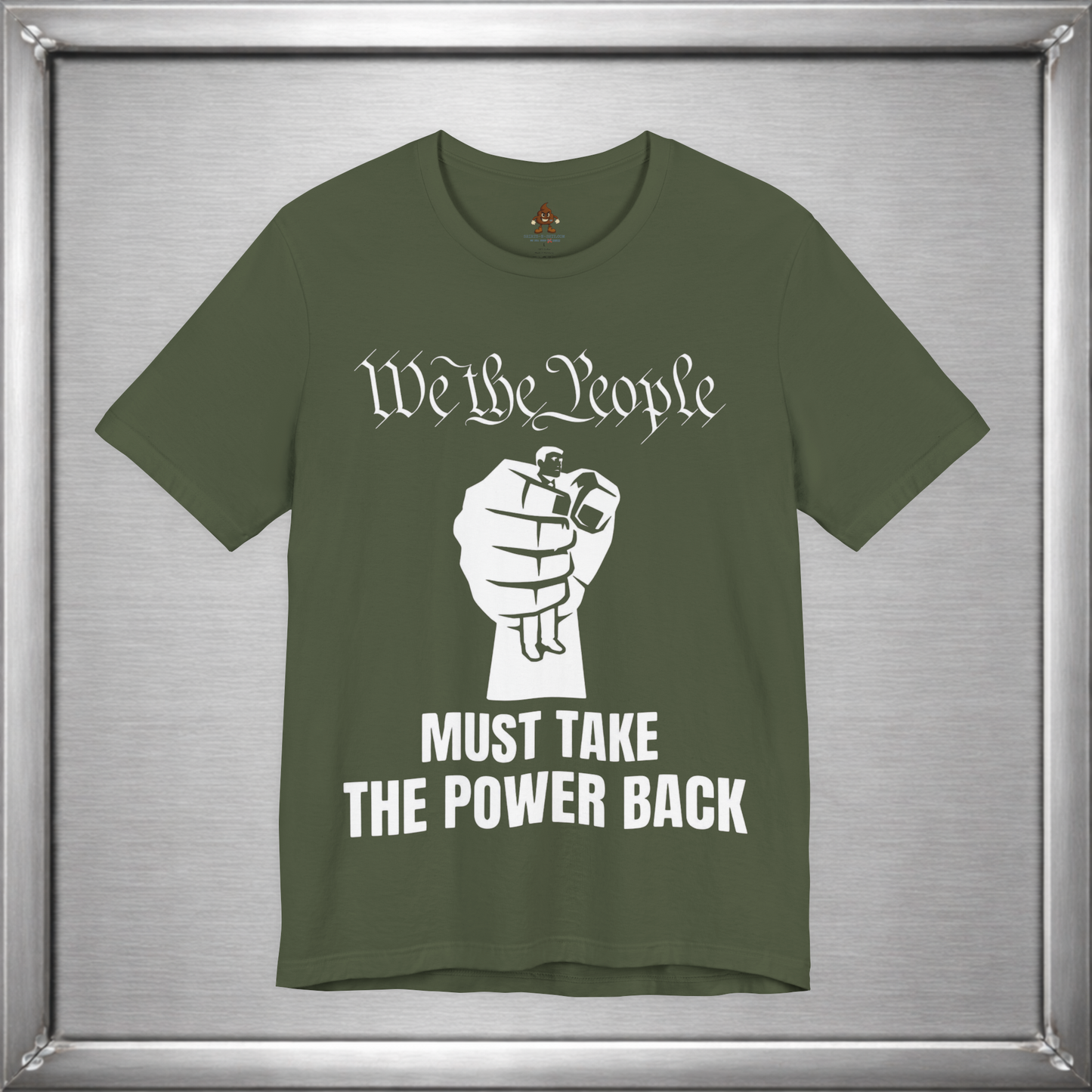 We The People Must Take The Power Back – Off-White Ink Edition