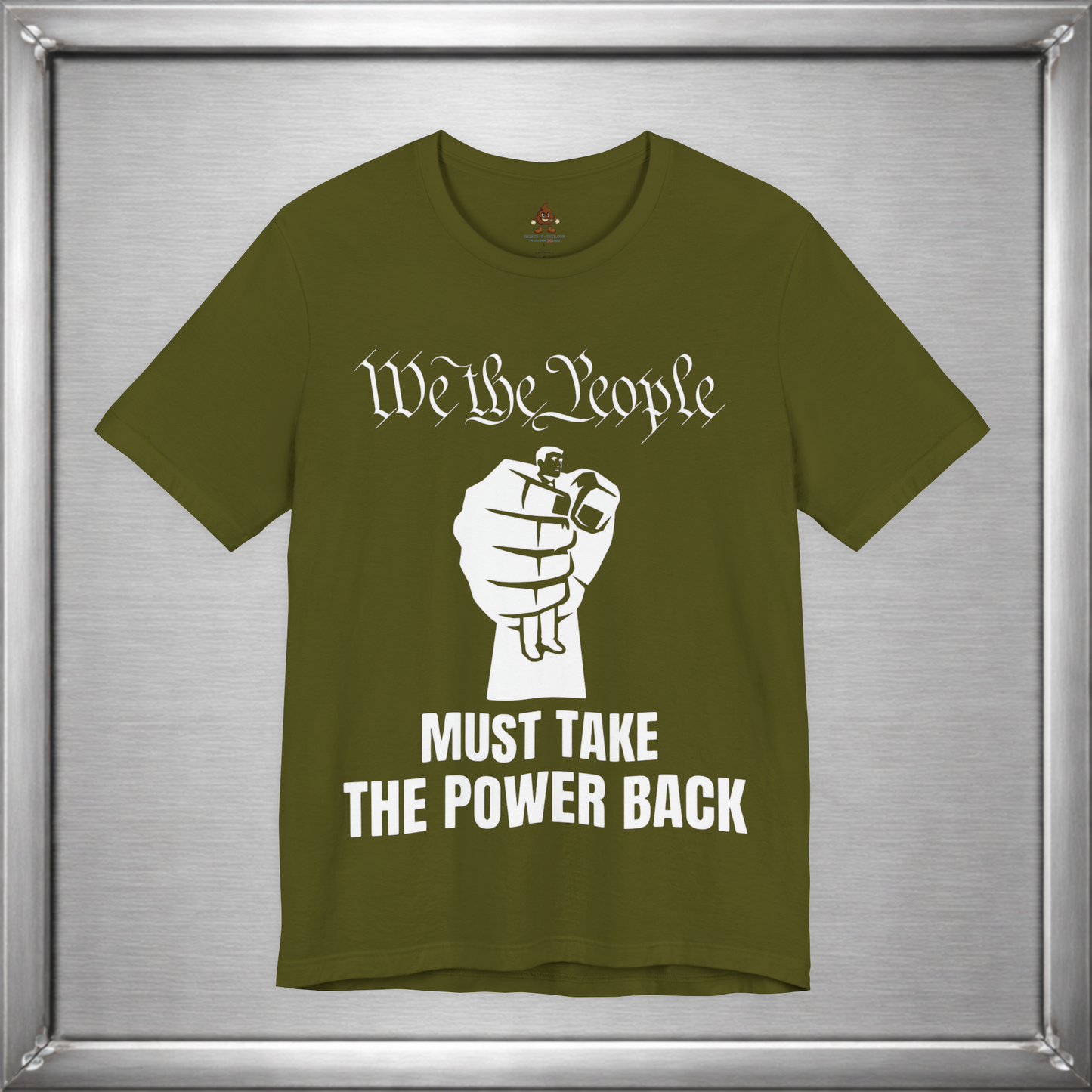 We The People Must Take The Power Back – Off-White Ink Edition