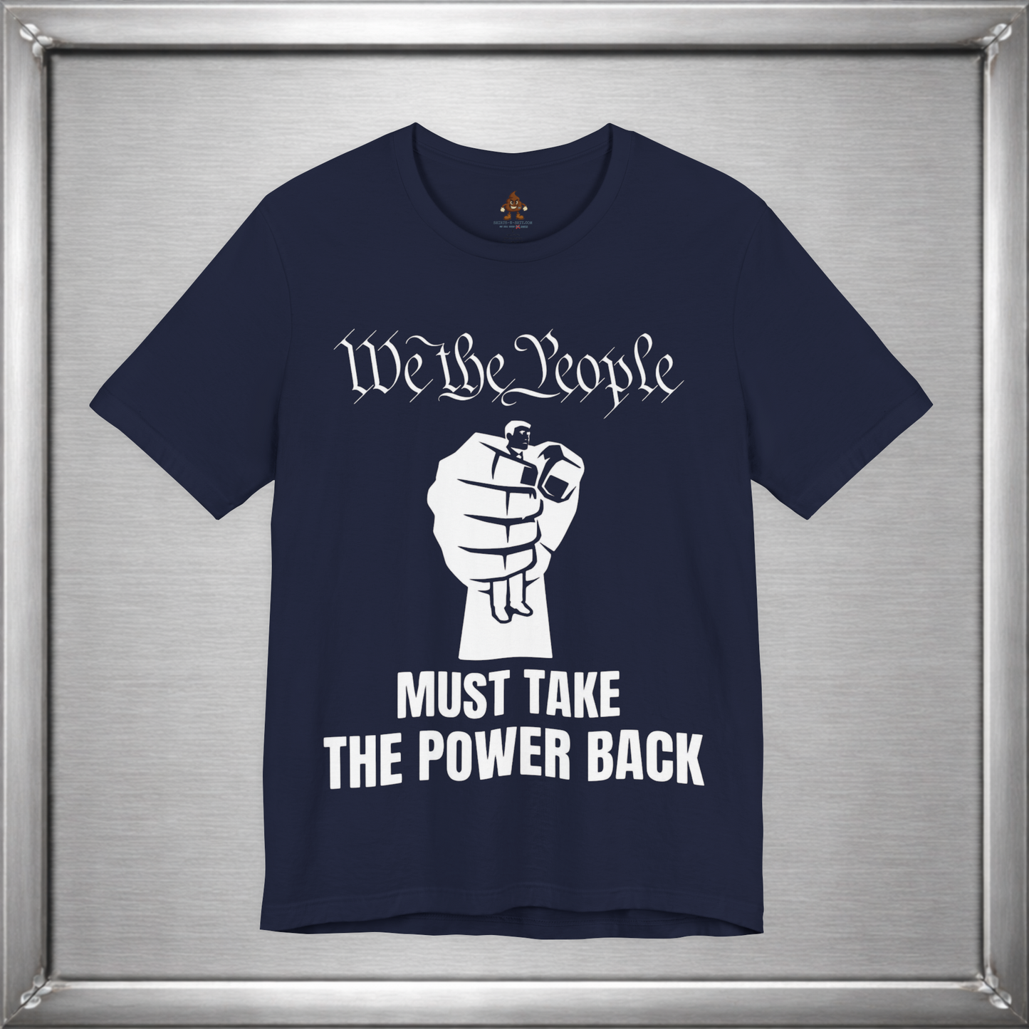 We The People Must Take The Power Back – Off-White Ink Edition