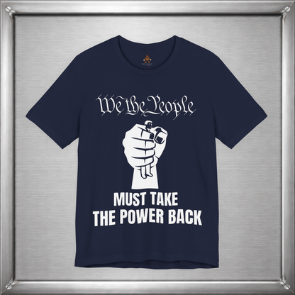 We The People Must Take The Power Back – Off-White Ink Edition