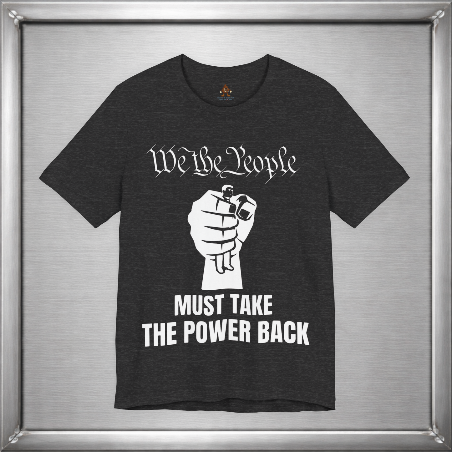 We The People Must Take The Power Back – Off-White Ink Edition