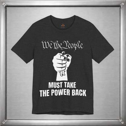 We The People Must Take The Power Back – Off-White Ink Edition