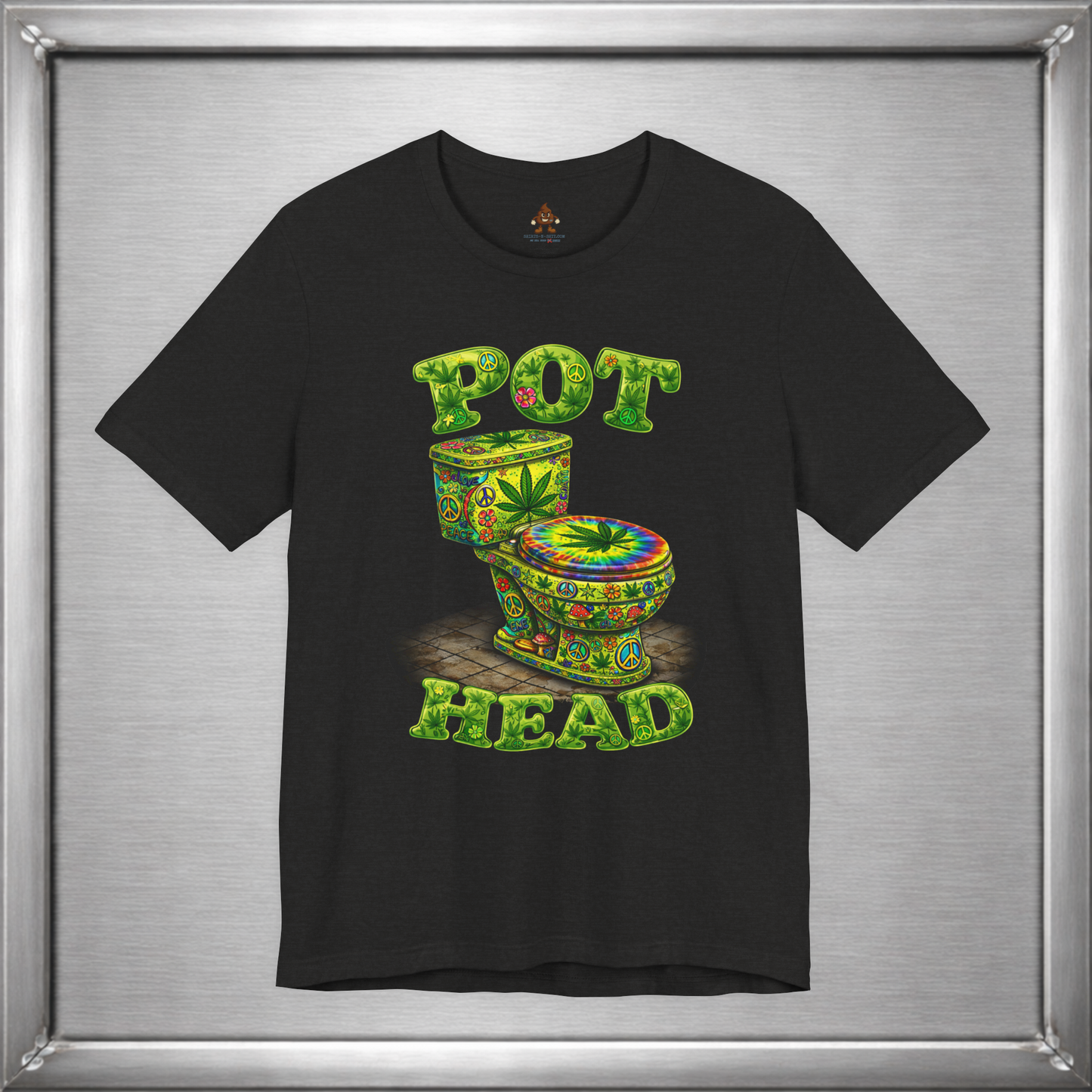 Pot Head Funny Stoner Toilet Shirt