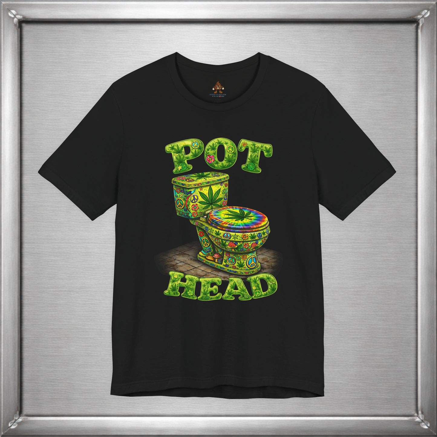 Pot Head Funny Stoner Toilet Shirt