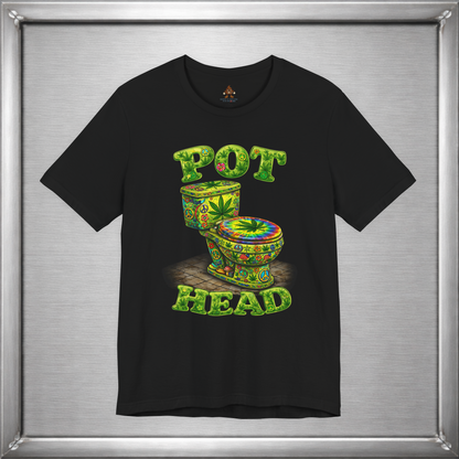 Pot Head Funny Stoner Toilet Shirt