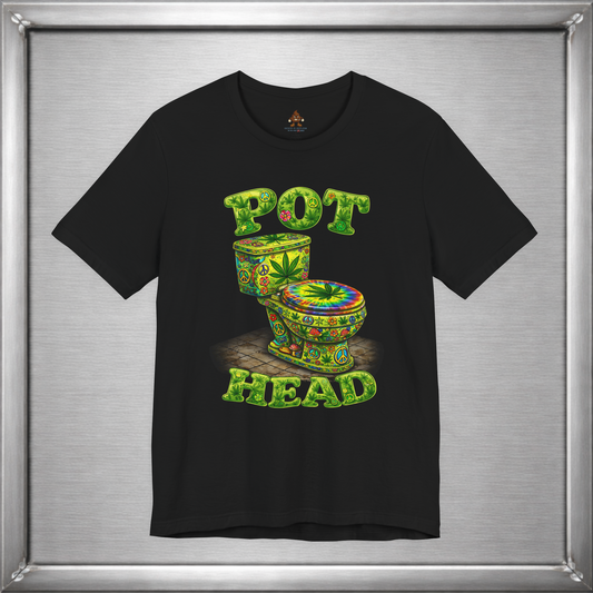 Pot Head Funny Stoner Toilet Shirt