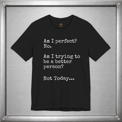 Am I perfect? - Not Today...