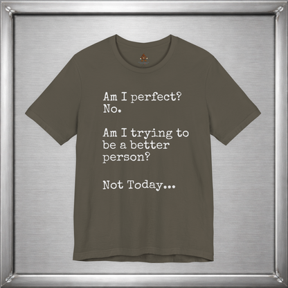 Am I perfect? - Not Today...