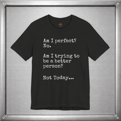 Am I perfect? - Not Today...