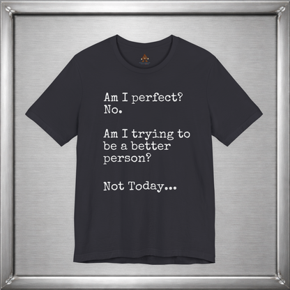 Am I perfect? - Not Today...