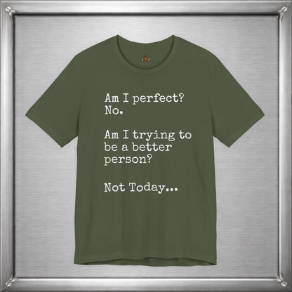 Am I perfect? - Not Today...