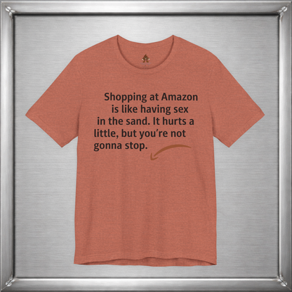 Shopping at Amazon Is Like Having Sex in the Sand