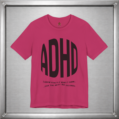 ADHD – I Know Exactly What I Think... for the Next 90 Seconds