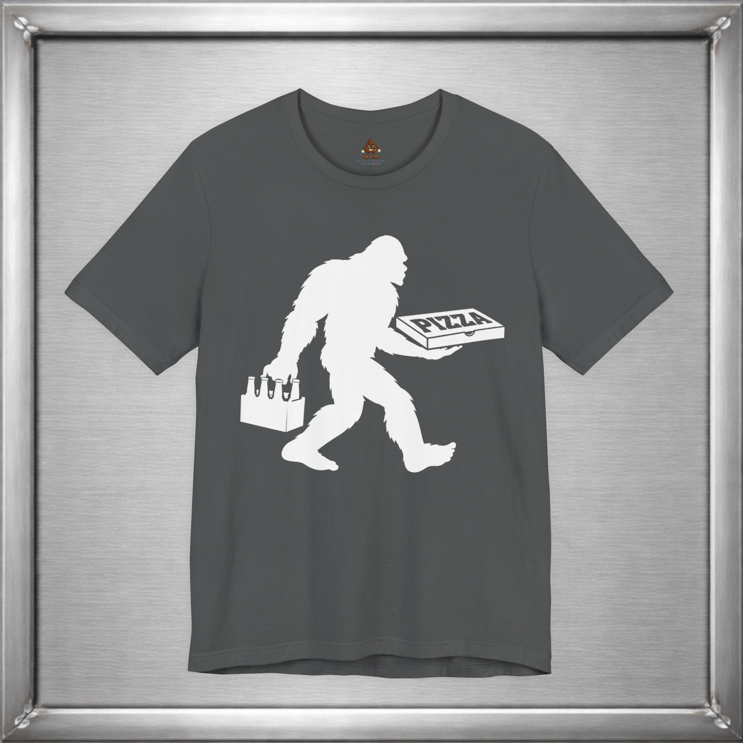 Sasquatch Likes Beer & Pizza