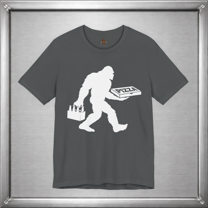 Sasquatch Likes Beer & Pizza