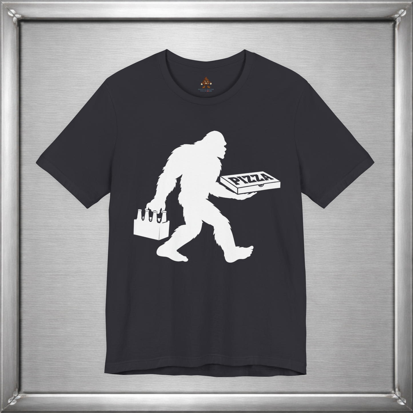 Sasquatch Likes Beer & Pizza