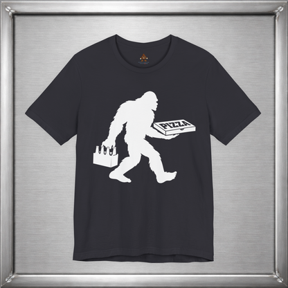 Sasquatch Likes Beer & Pizza