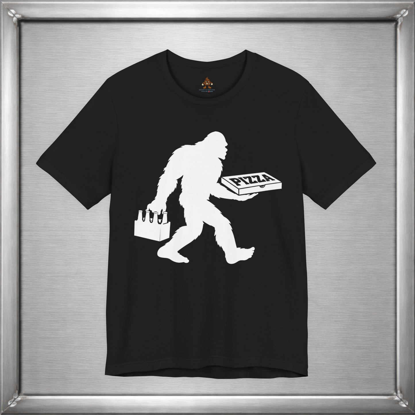 Sasquatch Likes Beer & Pizza