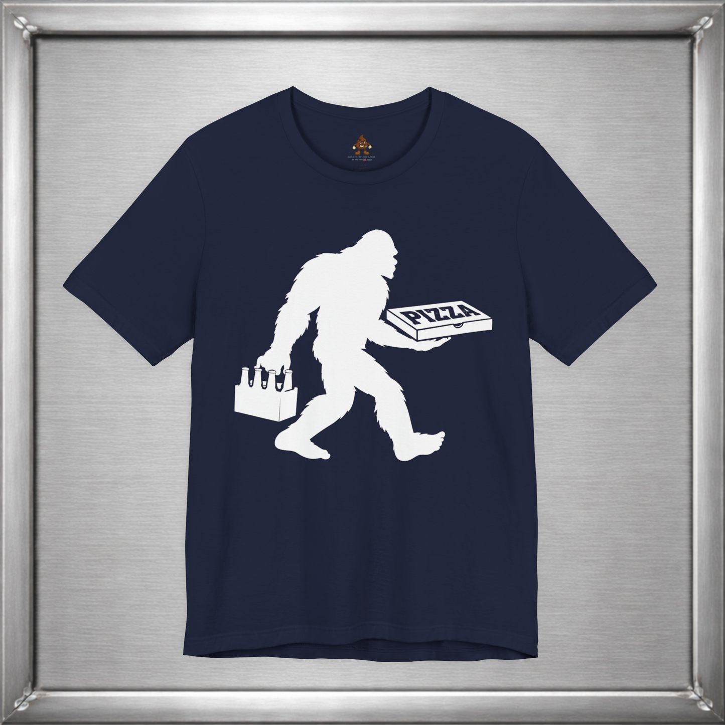 Sasquatch Likes Beer & Pizza