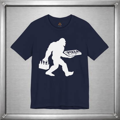 Sasquatch Likes Beer & Pizza