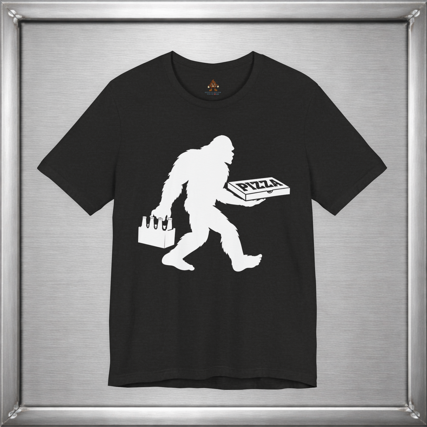 Sasquatch Likes Beer & Pizza