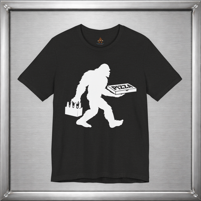 Sasquatch Likes Beer & Pizza