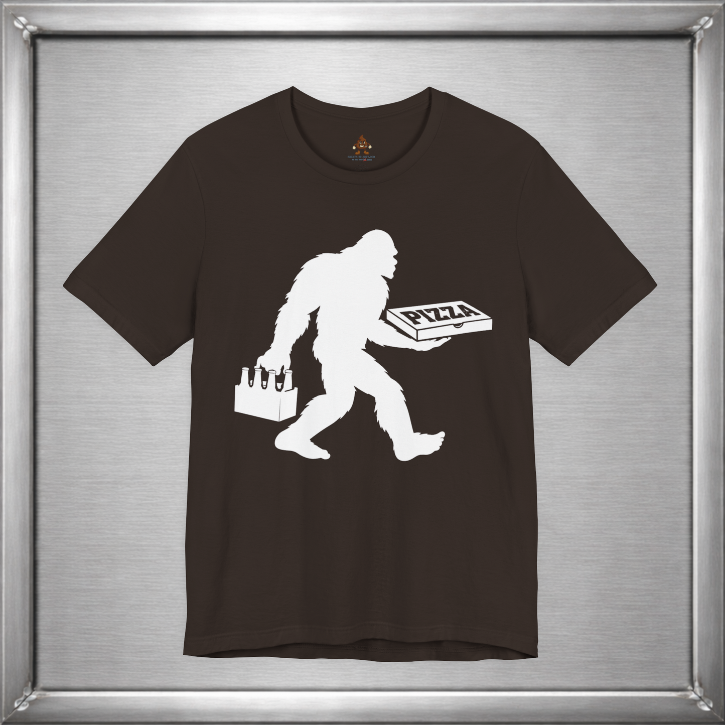 Sasquatch Likes Beer & Pizza