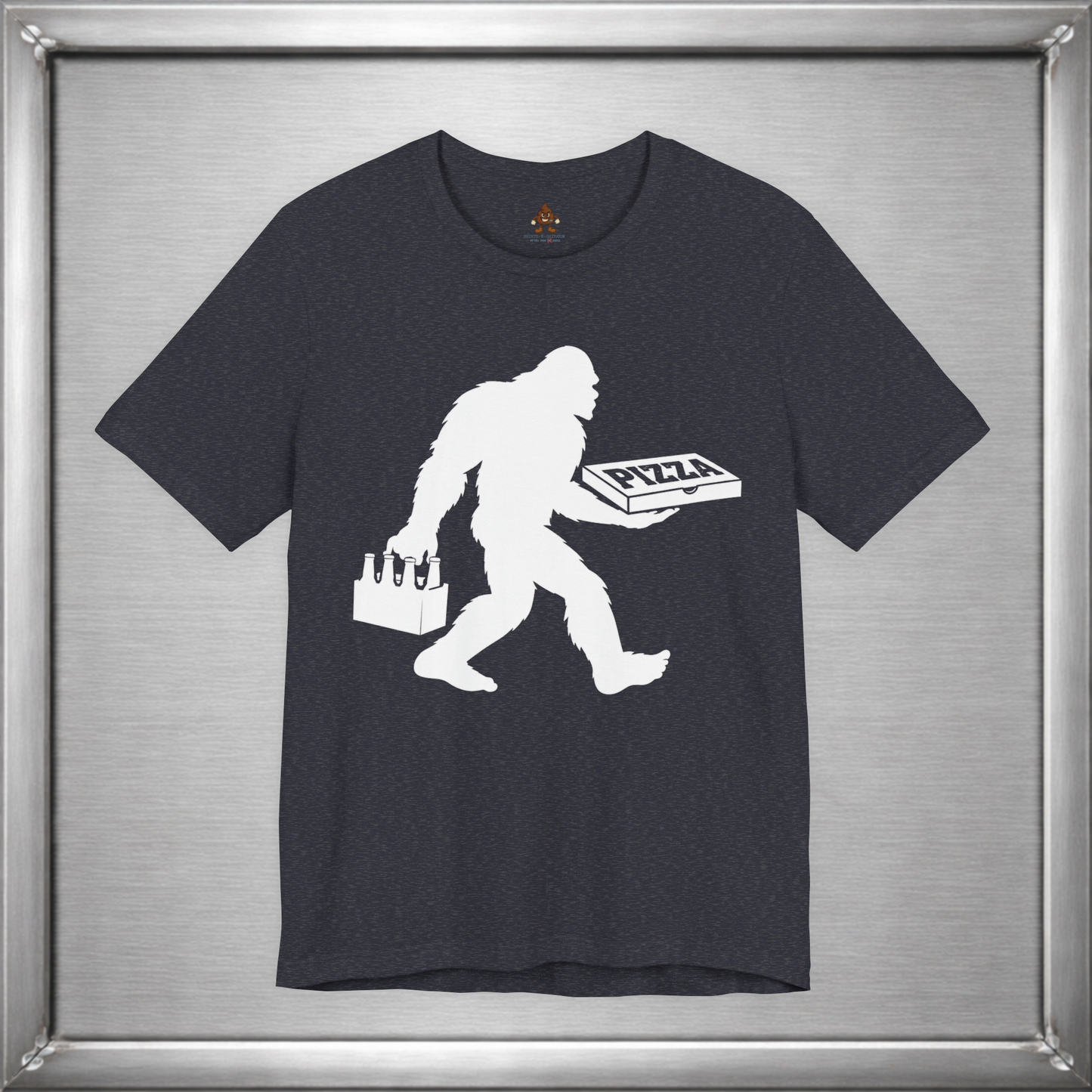 Sasquatch Likes Beer & Pizza