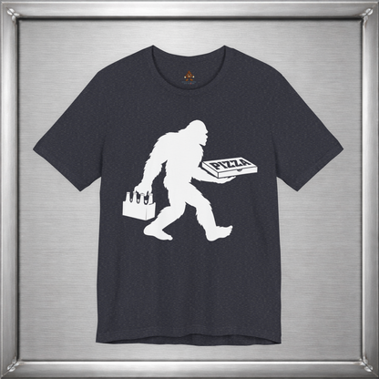 Sasquatch Likes Beer & Pizza