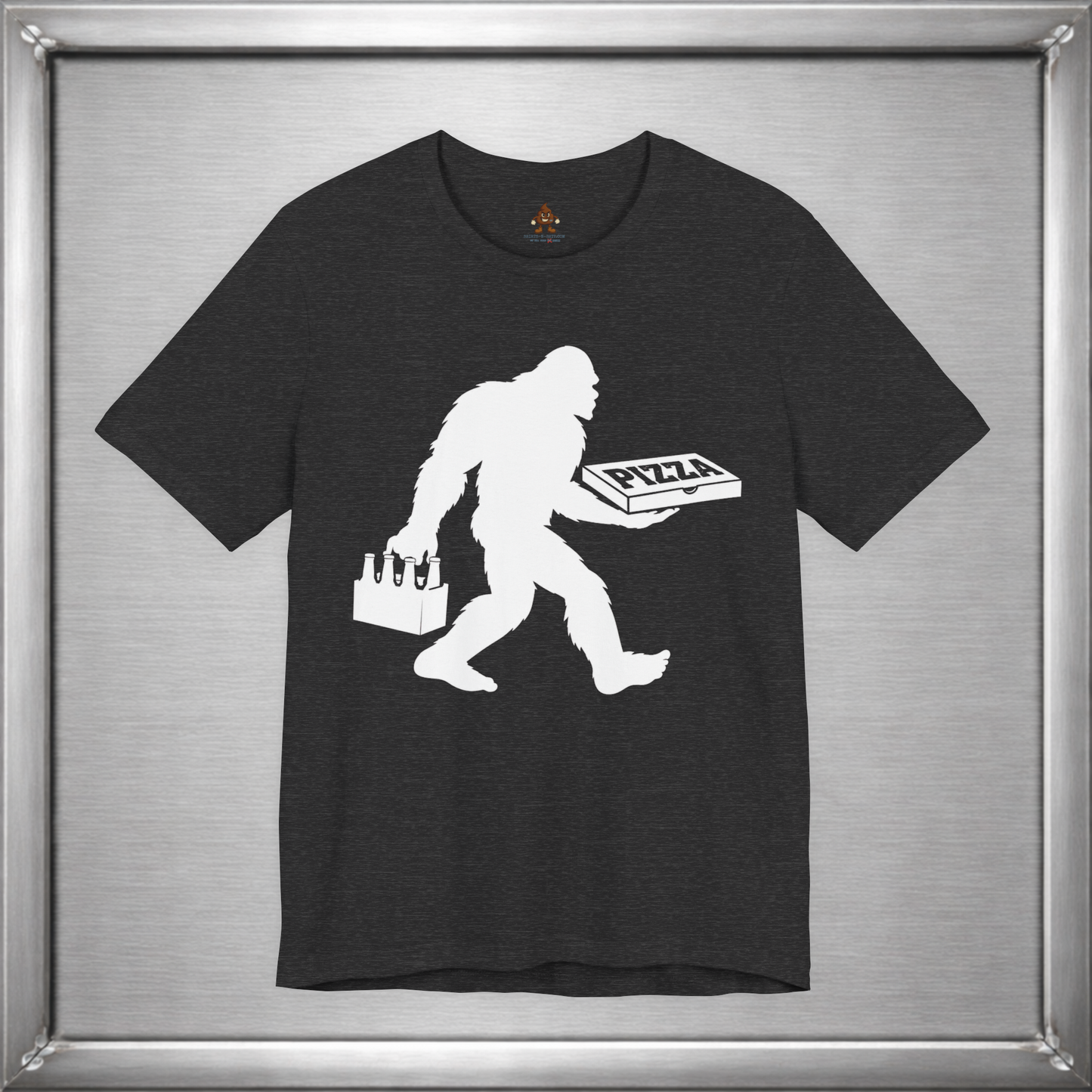 Sasquatch Likes Beer & Pizza