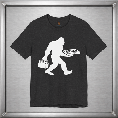 Sasquatch Likes Beer & Pizza