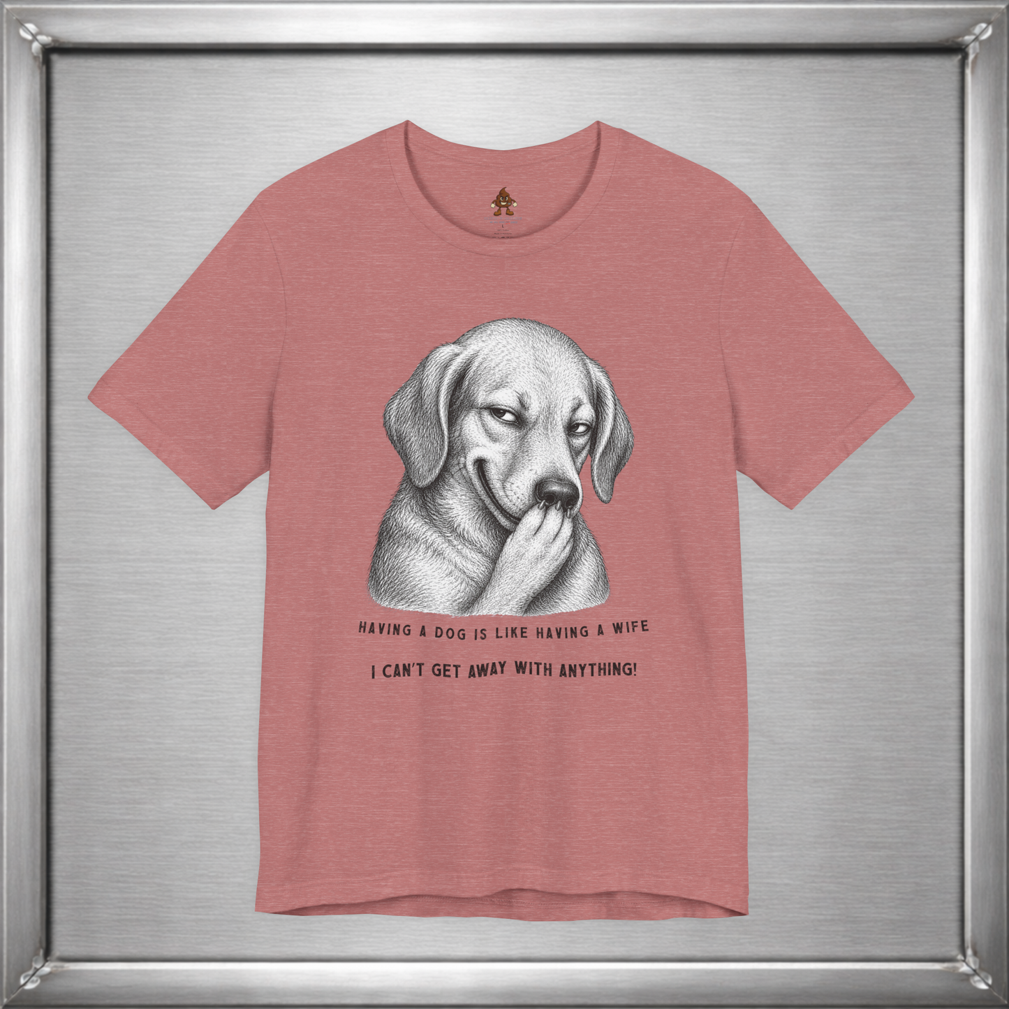 Having a Dog Is Like Having a Wife Funny Dog Owner T-Shirt